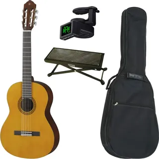 Set Konzertgitarre Yamaha CS40 3/4 + Tasche + Fußstütze + Stimmgerät