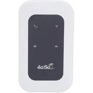 Tragbarer WiFi Hotspot, 4G 5G WiFi Mobile Hotspot Support 10 Geräte, 300 Mbit/S Reiserouter mit SIM -Kartensteckplatz, Plug and Play Hotspot Gerät für Wohnmobilgeschäft