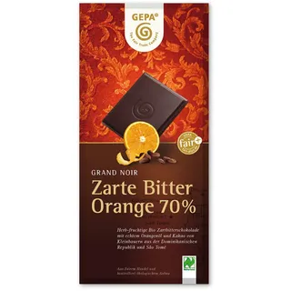 Gepa Grand Noir Zarte Bitter Orange 70% bio