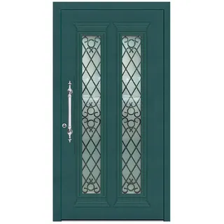 KNOCK Aluminium-Haustür »Marte«, moosgrün - gruen