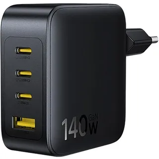 Baseus EnerFill FH11 Netzladegerät 140W Wall Charger 3xUSB-C - Schwarz