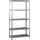 Simon Rack Simonrack Schwerlastregal Lagerregal 200x100x30 Metallregal Kellerregal Biegestelle 100 kg 5 Fachböden Grau Comfort
