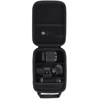 Aenllosi Harte Hülle Tasche für Sony Alpha 7 II III IV 7R-V spiegellose Digitalkamera, schwarz (Nur Tasche)