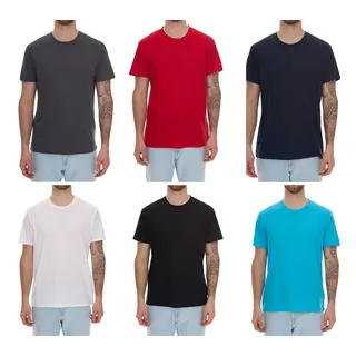 ELEVATE Jade Herren T-Shirt nachhaltiges Kurzarm-Shirt 160 g/m2 Basic-Shirt Unterzieh-Shirt 37500 Weiß, Rot, Hellblau, Nay, Grau oder Schwarz - XS