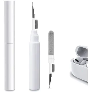 Reinigungsset Kompatibel für Airpods 1/2/3/Pro, Kuataty 3 in 1 Kreatives Kopfhörer Cleaning Kit, Tragbarer Reinigungsbürste Reinigungsstift Kompatibel Kopfhörer Ladebox, Kamera, PC, Handy
