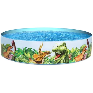BESTWAY Fill 'n Fun Planschbecken Dinosaurier 183 x 38 cm