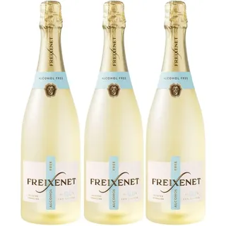 Freixenet Alkoholfrei 0,0% vol. (1 x 0,75 l) - alkoholfreie und kalorienreduzierte Alternative zu Sekt, Cava und Champagner (Low-Calorie und vegan) (Packung mit 3)