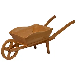 Dobar Pflanzschubkarre 130 x 40 x 40 cm Braun