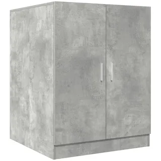 vidaXL Waschmaschinenschrank Betongrau 70,5x71,5x91,5 cm