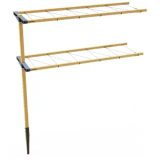 Gusta Garden Berry Buddy Erweiterung Rankhilfe 34,5 x 138,5 cm Holz Gelb