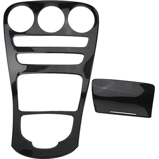 Konsolen-Panel, ABS-Mittelkonsole, Dekoration für C-Klasse W205/GLC-Klasse W253 15-18for W205 Acrylfaser + W205 Carbon + W205 + W205 Konsole + Auto