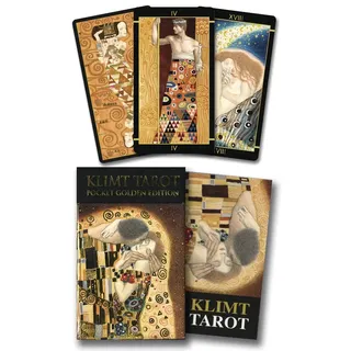Llewellyn Golden Tarot of Klimt Mini Deck: Pocket Gold Edition: Pocket Golden Edition