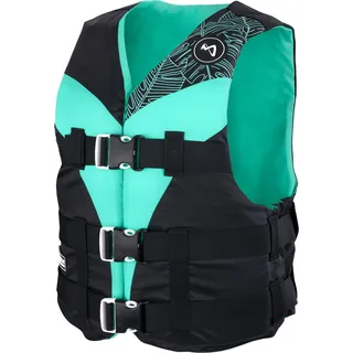 MESLE Schwimmweste Damen V210-W, Leichte Schwimmhilfe für Frauen & Mädchen, 50N Auftriebsweste Sup, Schwimmen, Kajak, Prallschutzweste Wakeboard, Wasserski, Jetski