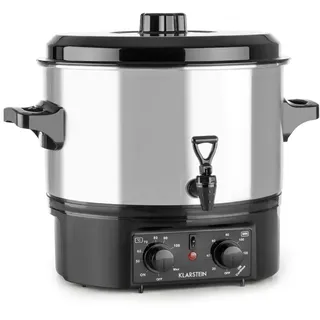 Klarstein Biggie Small Einkochvollautomat Einkochtopf 16 Liter 2000 W Edelstahl