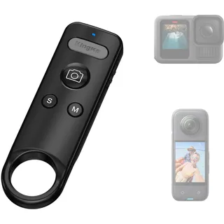 Drahtlose Bluetooth-Fernbedienung für Insta360 & GoPro Action-Kameras | Kompatibel mit Insta360 ACE/ACE PRO1/2/X2/X3/X4/X4 Air/X5/GO 3/3S, GoPro 13/12/11/10/9/8, ideal für Vlogging und Radfahren