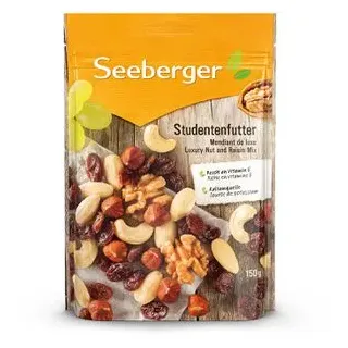 Studentenfutter Seeberger mit Rosinen, 150g