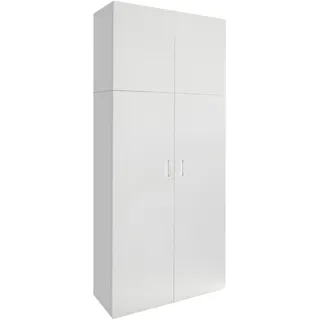 ML DESIGN modern liv Mehrzweckschrank Putzschrank Hochschrank Allzweckschrank Besenschrank Weiß