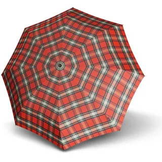 Knirps Smart & Casual Line Minimatic Light Umbrella Red Check, Red Check