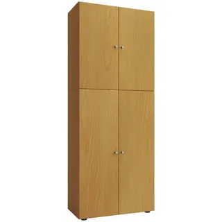 VCM Lona Aktenschrank 70 x 39 x 183 cm braun
