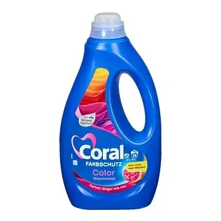 Coral FARBSCHUTZ COLOR Waschmittel flüssig, 1,3 l