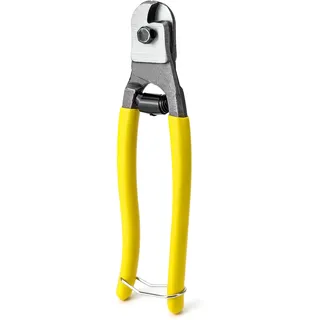 QWORK 200mm Drahtseilschneider, Hohe Härte Drahtseilschere mit Komfortabler Griff, Schneiden Sie Kabel bis zu 6 mm