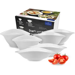 Villeroy & Boch Vapiano Schalen-Trio 6-tlg. Weiß