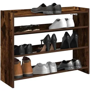 vidaXL Schuhregal 80 x 61,5 x 25 cm braun