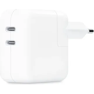 Apple USB-C Power Adapter Dual USB-Netzteil [USB-C], 35W (MNWP3ZM/A)