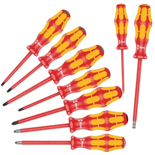 WERA 160 i/162 i/167 i/9 Schraubendrehersatz Kraftform Plus Serie 100 VDE 160i/162i/167i/9 9-tlg. (05133355001)