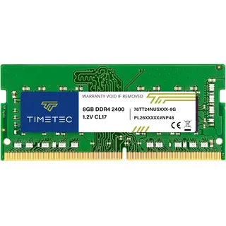 Timetec Premium 8 GB DDR4 2400 MHz (PC4-2400T) PC4-19200 SODIMM – Non-ECC Unbuffered, 260-Pin, 1,2 V, CL17, Speichermodul für Laptops, Mini-PCs und All-in-One-Computer