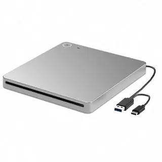 Ultraschlanker Externer 3d-blu-ray-brenner Mit Usb 3.0 Und Typ-c, Einschub-dvd-laufwerk Für Pc Und Mac, Hochgeschwindigkeitsbrennfunktion