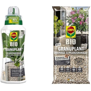 Set BIO Granuplant Granulat, 10 L plus Dünger, 500 ml