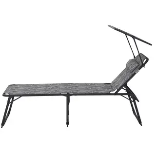 Siena Garden Campingliege Natura Grau