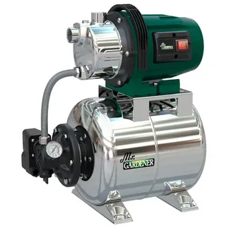 Mr. GARDENER Hauswasserwerk »HWW 3700 Inox«, 3700 l/h, 650 W, 4,2 bar - silberfarben