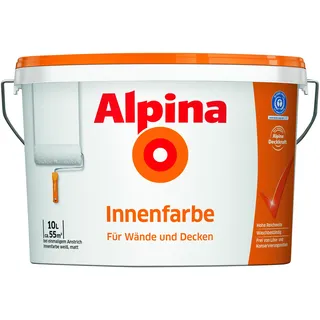 Alpina Wandfarbe Innenfarbe Weiß matt 10 l