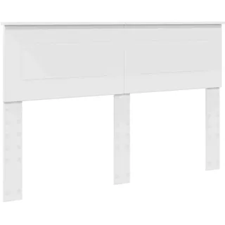 vidaXL Kopfteil 140 cm Holzwerkstoff Weiß