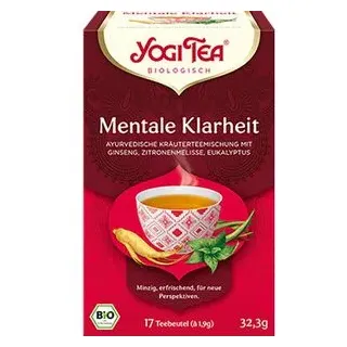 Yogi Tea Mentale Klarheit Teebeutel 17 x 1,41 g