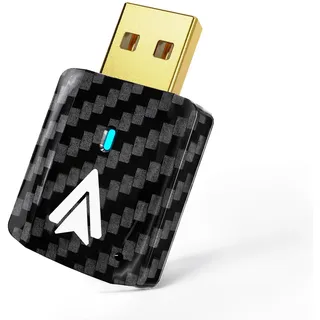 MSXTTLY Android Auto Wireless Adapter – 2026 U2AC-L9 Wandelt Ihre Wired in Wireless für Autos Radio mit Android Auto um, Kompatibel mit Android 11+, USB-C/A 5GHz WiFi Schwarz