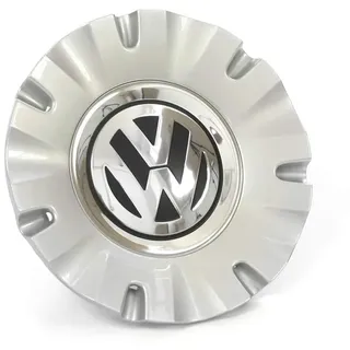 Volkswagen 1T0601149DQLV Radzierkappe (1 Stück) Radkappe 17 Zoll Felgendeckel Radnabenkappe brillantchrom