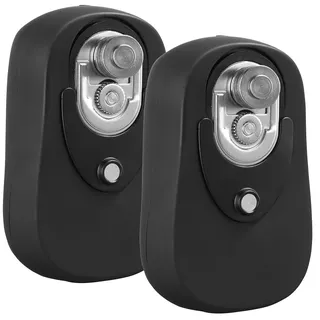 Rosenstein & Söhne Dosenöffner elektrisch: 2er-Set Sicherheits-Dosenöffner mit Akku, wiederverschließbares Öffnen (Elektrischer Dosenoeffner, elekrische, Kinder)