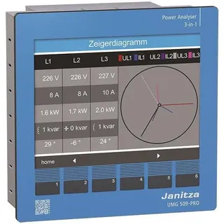 JANITZA UMG 509-PRO Spannungsqualitäts-Analysator Spannungsqualitäts-Analysator UMG 509-PRO