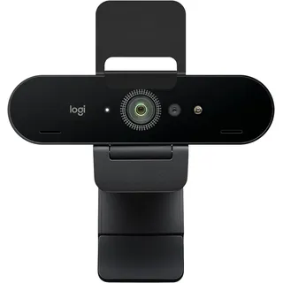 Logitech Brio Stream Webcam – Ultra 4K HD Videoanrufe, HD Auto Lichtkorrektur, Streaming, Schwarz