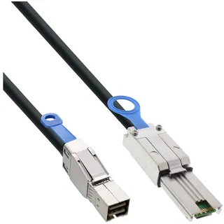 InLine externes Mini SAS HD Kabel, SFF-8644 zu SFF-8088, 6Gb/s, 1m