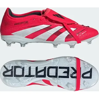 Adidas Herren Fussball-Rasenschuhe Predator PRO Fold-Over Tongue FG Fußballschuh lucid red - 43 1/3