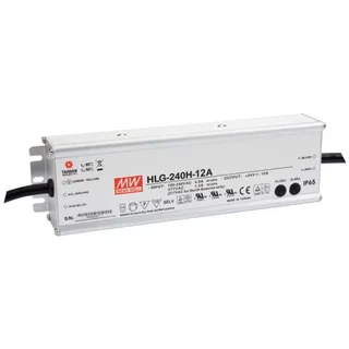 MW Mean Well Mean Well HLG-240H-12A LED-Treiber, LED-Trafo Konstantspannung, Konstantstrom 192W 16A 12 V/DC PFC-Schaltkreis, Überlastschutz