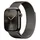 GPS + Cellular 46 mm Titangehäuse schiefer Milanaise Armband schiefer S/M