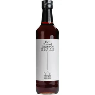 Emma Basic Sesamöl 500ml | Reines Sesamöl | Nussiges Röstaroma | Ideal für Asiatische Küche | Vegan & Glutenfrei | Ohne Zusatzstoffe