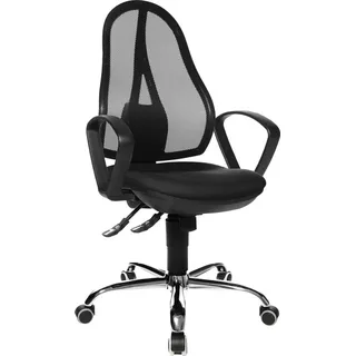 mit Armlehnen B2 schwarz/chrom