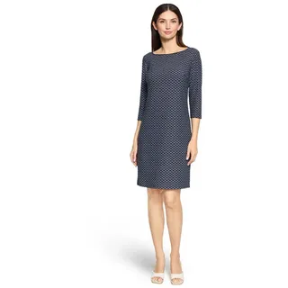 Betty Barclay Etuikleid Dunkelblau/Weiß 42