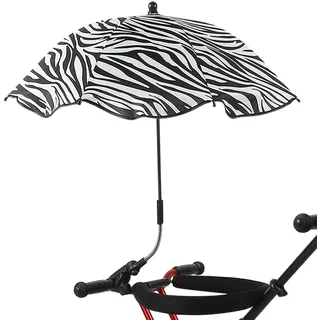 Sonnenschirm Kinderwagen Universal, Kinderwagen Sonnenschirm UV Schutz 50+, 360° verstellbar Abnehmbar Kinderwagen Sonnenschirm mit Clip, Sommer Sonnenschirm für Kinderwagen Buggys Zubehör